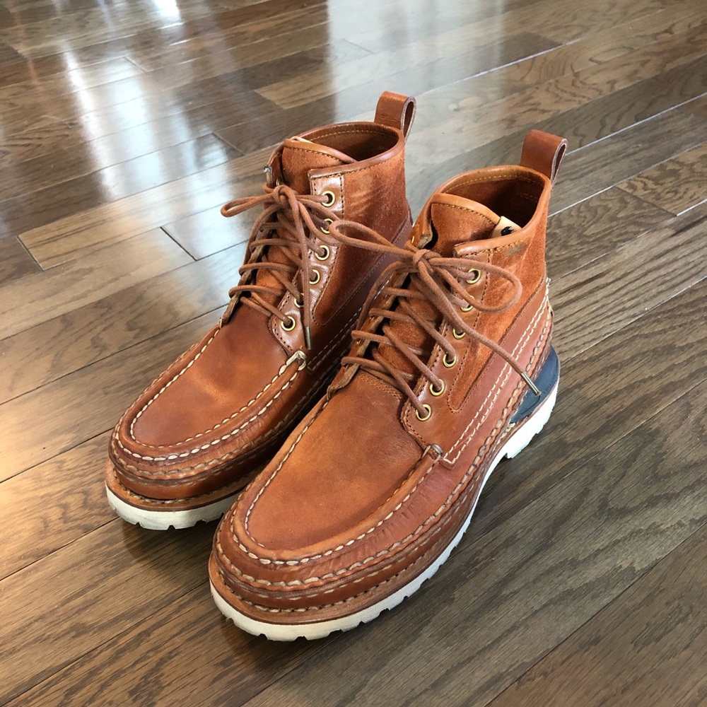 Visvim grizzly mid folk boots US9